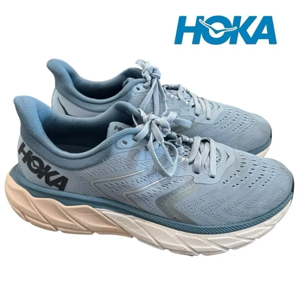 HOKA One One Arahi 5 Women's Blue Running Shoes Sneakers 8
